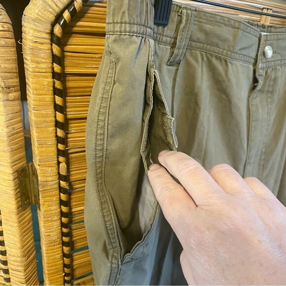 Columbia Men's Olive Green atsa II walk Shorts 6 inch inseam large trail NWT - Picture 5 of 7